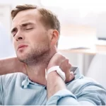 suffering with neck pain